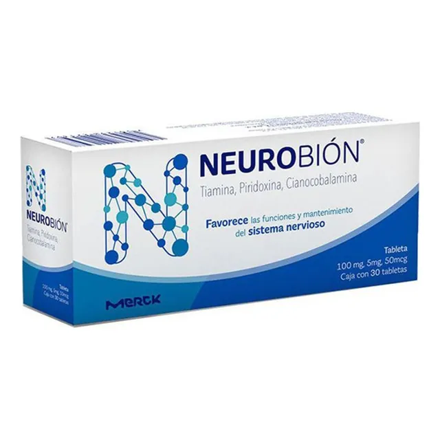 Neurobion Tabletas 100 Mg/5 Mg/50 Mcg, 30 Tabletas