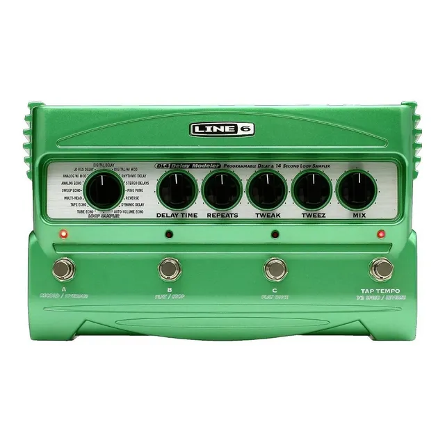Pedal de efecto Line 6 Stompbox Modeler Delay Stompbox Modeling DL4 verde