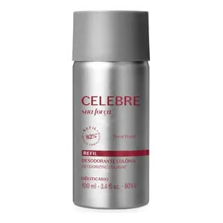 Refil ColÎnia Feminino Celebre Sua Força 100ml - Boticårio - Floral Frutal Refil ColÎnia Feminino Celebre Sua Força 100ml - Boticårio - Floral Frutal