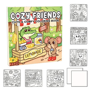 Libro De Pintura De Dibujos Animados De Un Puesto De Limonad Libro De Pintura De Dibujos Animados De Un Puesto De Limonad