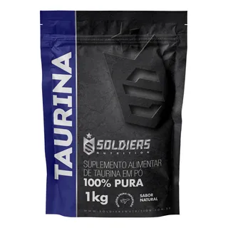 Taurina 1kg 100% Pura Em PĂł Soldiers Nutrition Sabor Natural Taurina 1kg 100% Pura Em PĂł Soldiers Nutrition Sabor Natural