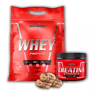 Kit Nutri Whey 900g + Creatina 150g Pura - Integralmedica Kit Nutri Whey 900g + Creatina 150g Pura - Integralmedica