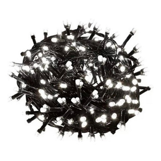 Serie Navideña De 200 Led Luz Blanca 8 Funciones 20 Metros Serie Navideña De 200 Led Luz Blanca 8 Funciones 20 Metros