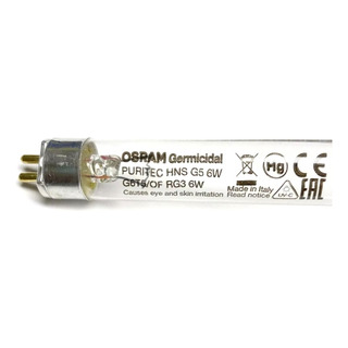 Tubo Desinfeccion Esterlizacion Uv 6w 22.6 Cms G6t5/of Osram Tubo Desinfeccion Esterlizacion Uv 6w 22.6 Cms G6t5/of Osram