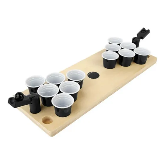 Mini Beerpong Jerico Promoopcion Catapulta 12 Shots Juego