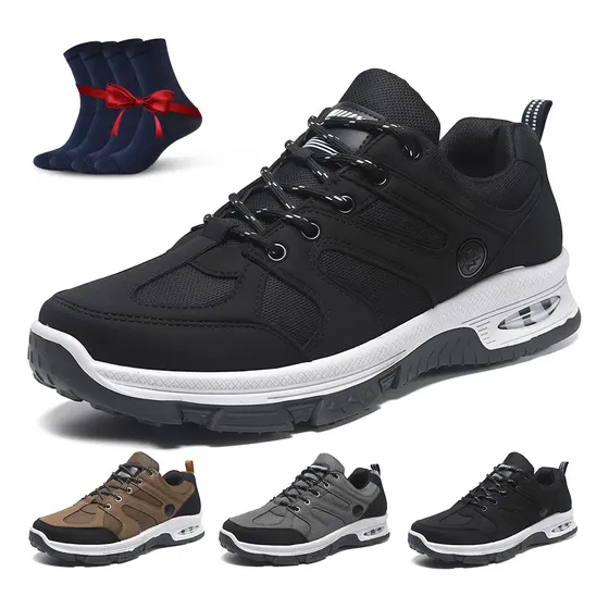 Tenis Negro Hombre  Botas Casuales Gris Marrón Negro
