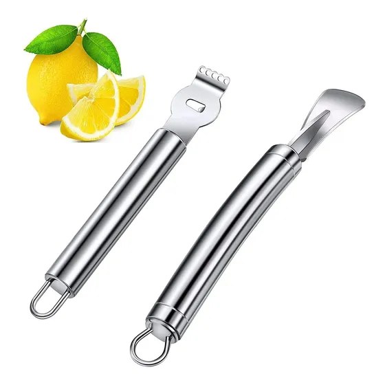 Oka 2 Pelador Naranja Rallador Limon Cortador Citrico