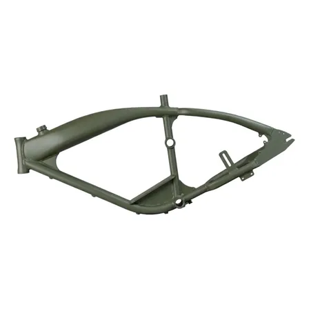 Quadro Tanque 3,4l | 4 Tempos P/ Bicicleta Motorizada - Dsr Verde-musgo M