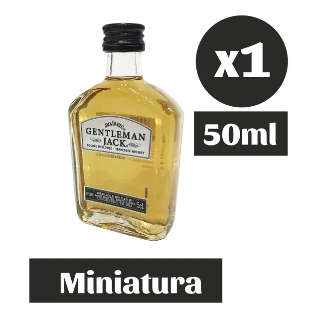 Whiskey Jack Daniels Gentleman Miniatura 50ml Botella Vidrio