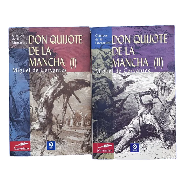 Libro El Quijote De La Mancha Ed 2 Tomos - Cervantes