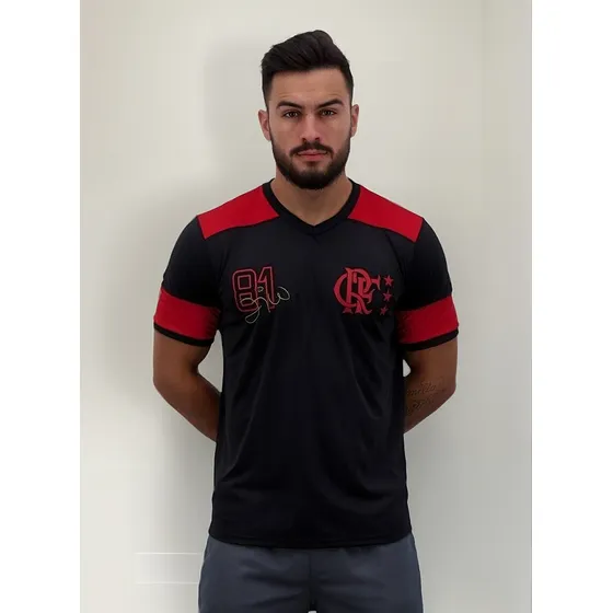 Camisa Flamengo Zico Braziline Original Modelo Retrô 1981