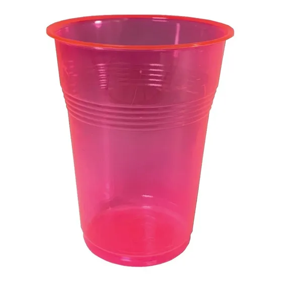 Vasos Para Fiesta De Neon Desechables C/20 Pzas