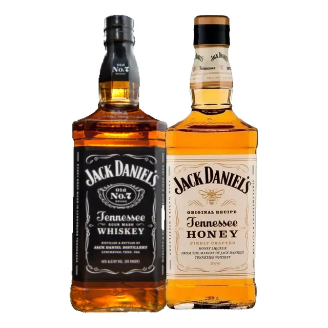 Whisky Jack Daniels Old No 7 + Jack Daniels Honey 1 Litro