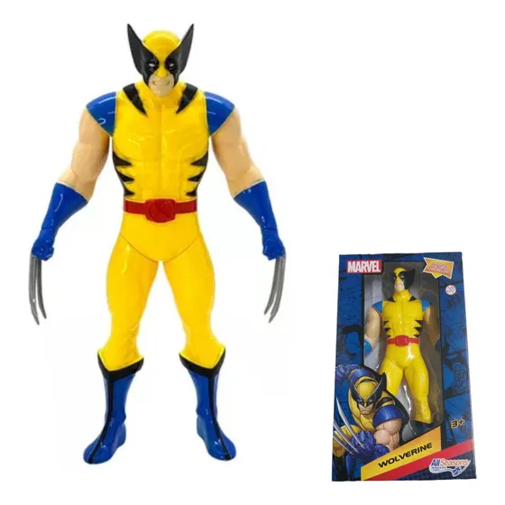 Boneco Wolverine  Brinquedo Marvel X-men Garras Articulado 