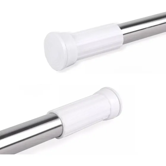 Barrote Palo Cortina De Baño Extensible 140 A 260 Mm Barra