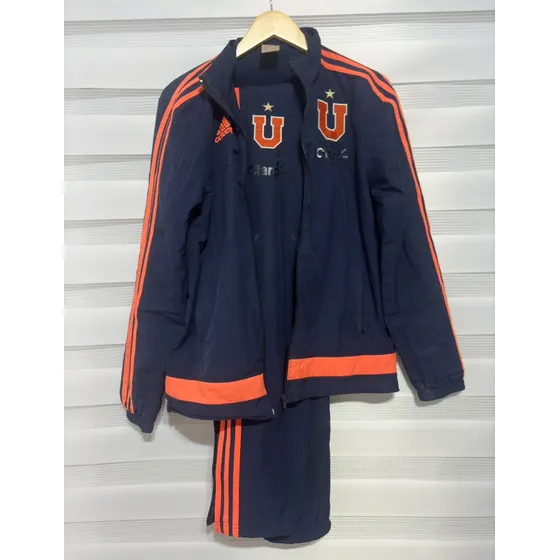 Conjunto De La U Líneas Naranjas 014 Azul