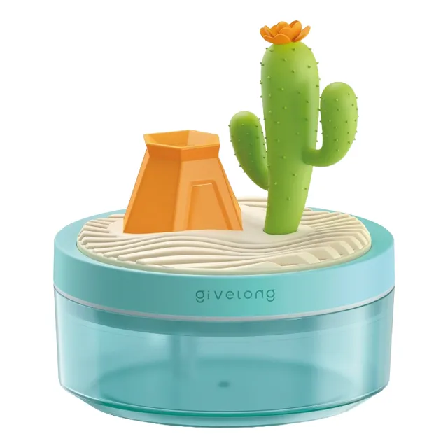 Humidificador Y Lámpara De Escritorio Con Led De Color Rgb