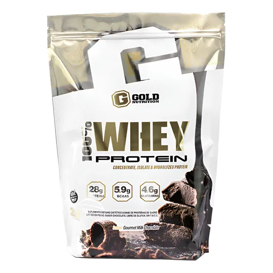 Whey Protein Gold Nutrition Suplementos Proteína 100% Whey