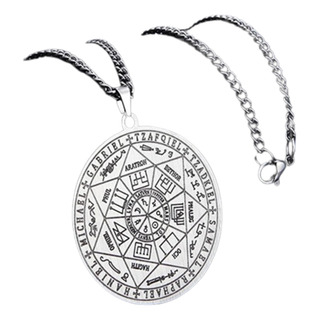 Collar Medalla Dije 7 Arcángeles Amuleto Tetragrammaton Collar Medalla Dije 7 Arcángeles Amuleto Tetragrammaton