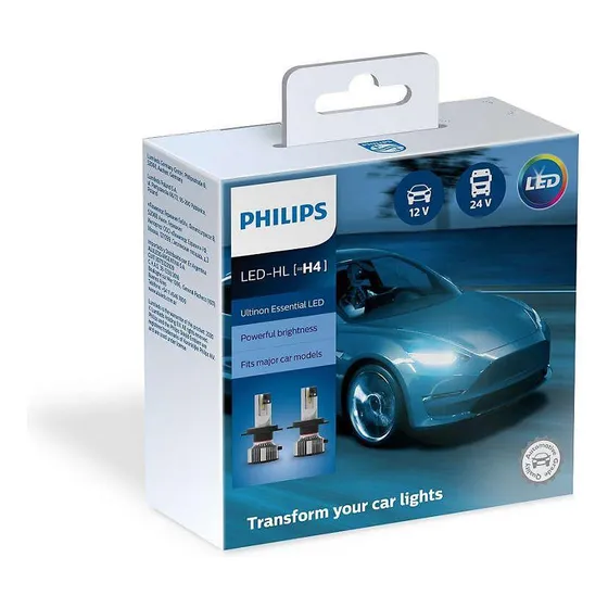Lampara H4 Led Philips Essential 6500k Sup Cree