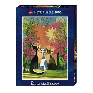 Rompecabezas Heye Rosas Estampadas Piezas, Multicolor Rompecabezas Heye Rosas Estampadas Piezas, Multicolor