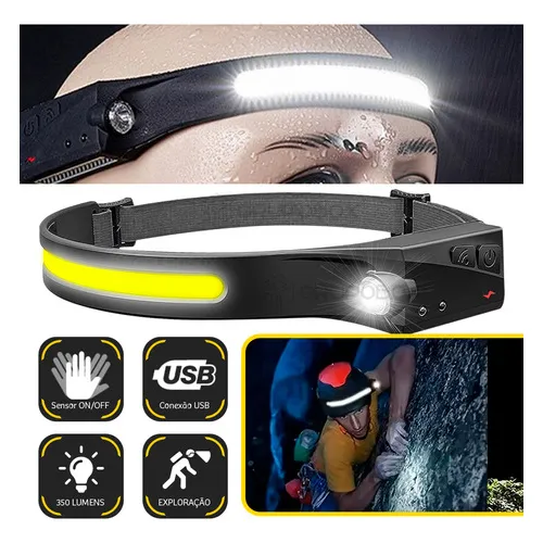 Lanterna Acampamento Ciclismo Led A Prova Dagua Trilha Pesca Cor da lanterna Preto Cor da luz Branco