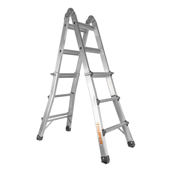 Multiescalera Telescópica 3.2 M Carga Max 150 Kg Truper Color Plateado