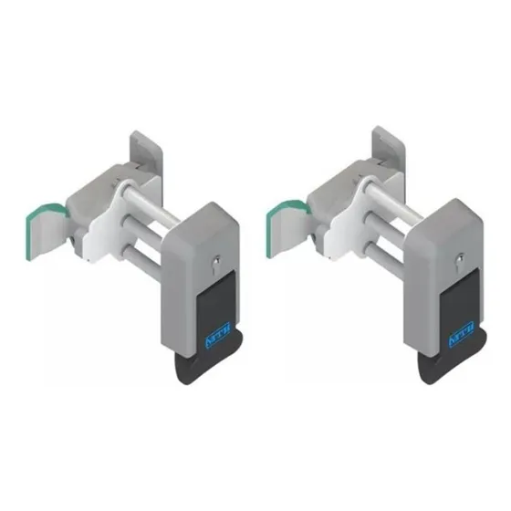 Cerradura C/cilindro Y Manija P/ Cuarto Frio 121mm Mth 2 Pzs