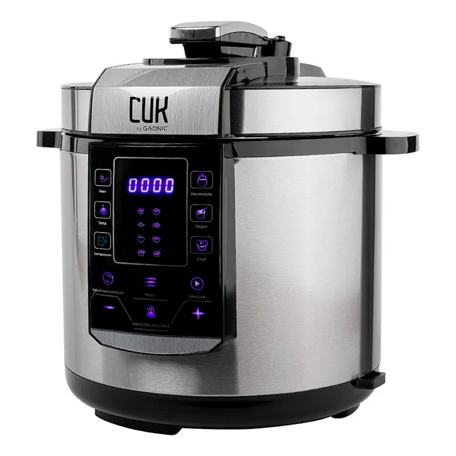 Olla Eléctrica A Presión Gadnic HD100 Plus - Plateado 1000W 50Hz/60Hz Cocción Instantánea Arrocera