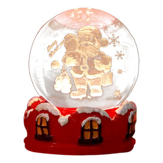 Lámpara Nocturna Con Forma De Bola De Cristal Navideña Talla Lámpara Nocturna Con Forma De Bola De Cristal Navideña Talla