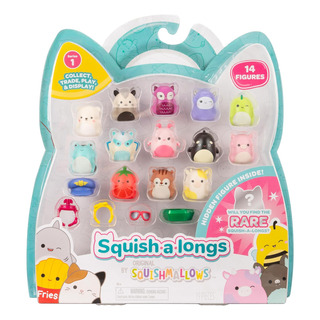 Paquete De 14 Squish-a-longs: Mini-squish De 1 Con 4 Acceso Paquete De 14 Squish-a-longs: Mini-squish De 1 Con 4 Acceso