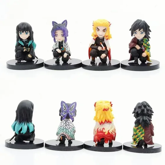 Demon Slayer Figura Shinobu Kyoujurou Juguete Figura 4pcs