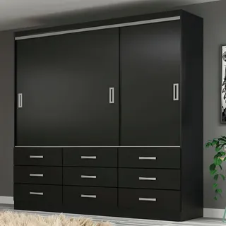 Guarda-roupa Casal Isabela 3 Pt 9 Gv Preto Guarda-roupa Casal Isabela 3 Pt 9 Gv Preto