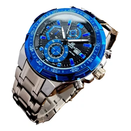 Reloj Hombre Pulso Acero Hora Analoga Funcional + Envio