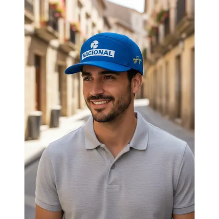 Boné Ayrton Senna Nacional Assinatura Fórmula 1 Retro Azul Royal 58 Cm Tamanho Unico