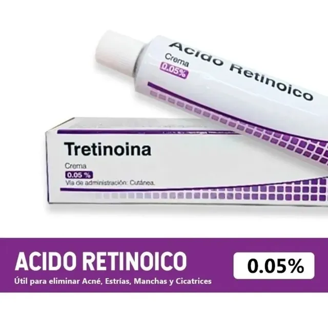 Ácido Retinoico Tetrinoina 0.05% Paño, Acné, Arrugas