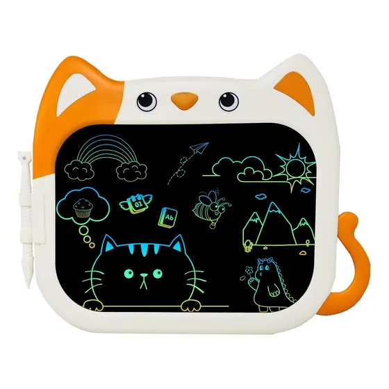 Lcd Tablet Color Gatito 10 Pulgadas + Lapiz Xs-k10