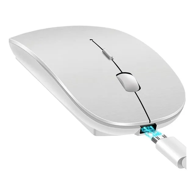 Mouse Inalambrico Recargable 2.4g + Bluetooth