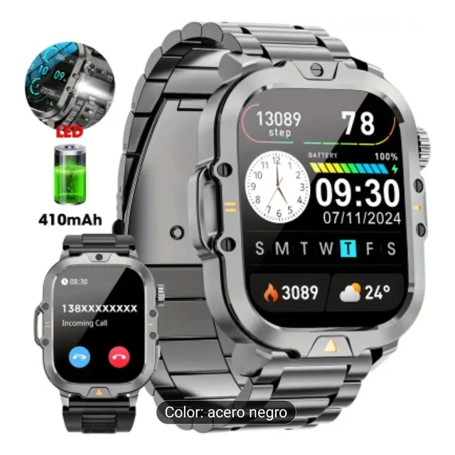 Reloj Smart Watch Hd Kr82 Llamadas/whatsapp Bluetooth