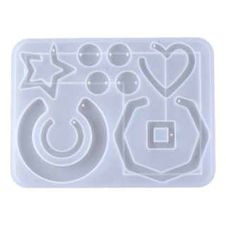 Molde De Silicona Para Dijes Geometría Colgantes Bisuteria Molde De Silicona Para Dijes Geometría Colgantes Bisuteria