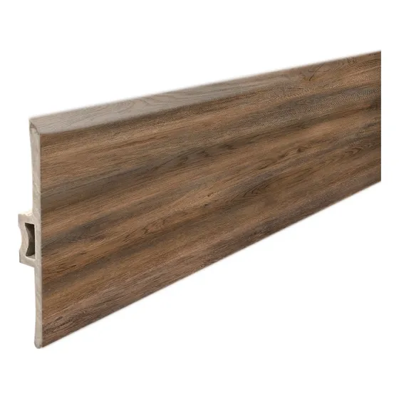 Pack 5 Unidades Moldura T Pvc 2mt X 45mm Tabaco