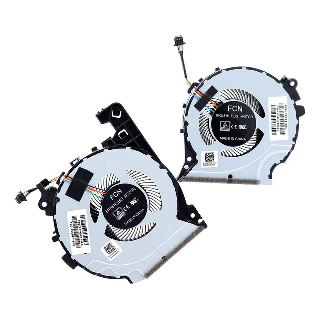 Deal4go L20335-001 Ventilador De Refrigeración Para Cpu Con Gpu L20334-001 Set Para Hp 15-cx 15t-cx 15-cx0068tx 15-cx0058wm Tpn-c133