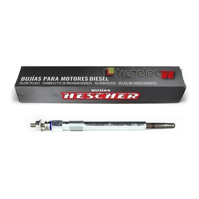 Bujía Incandecente Precalentamiento Hescher  Diesel Chevrolet S10 Y Blazer 2.5 Y 2.8 Mwm Maxion Ford F100 Ranger 2.5 
