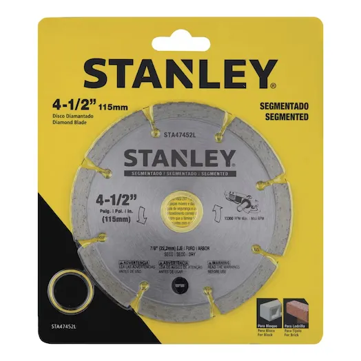 Disco Diamantado 4 1/2  Segmentado Stanley