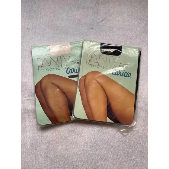 Medias Panty Dama Caricia, Tipo Cristal Talla L 1 X 6; 2x 10