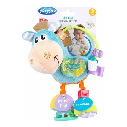 Sonajero Clip Clop Actividades Playgro Color Azul