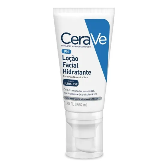 Loção Facial Hidratante Ultraleve Para Peles Normais E Secas 52ml CeraVe