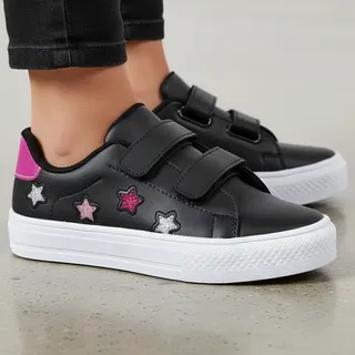 Club Magia Tênis Feminino Infantil Estrela Glitter Menina Escolar Novo