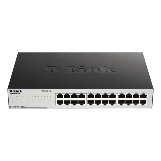 D-Link DGS-1024C Switch de red 24 puertos Gigabit Desktop Metal | Cuotas sin interés