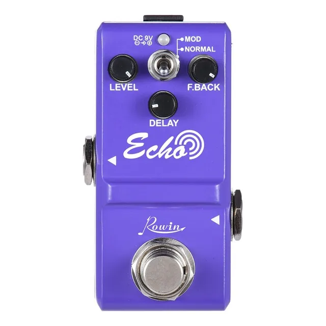 Pedal Rowin Nano Echo Delay Guitarra Voz Sax Violão Ln-314